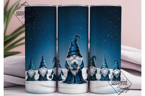 Winter Gnomes Christmas 20oz Tumbler Sublimation sassyprint 