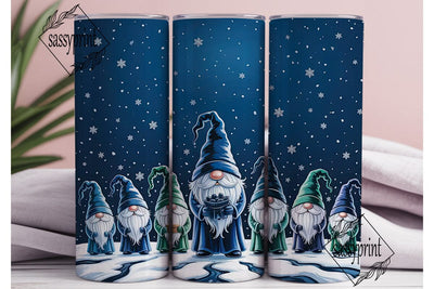 Winter Gnomes Christmas 20oz Tumbler Sublimation sassyprint 