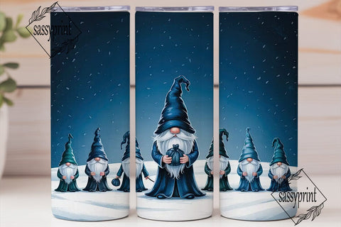 Winter Gnomes Christmas 20oz Tumbler Sublimation sassyprint 