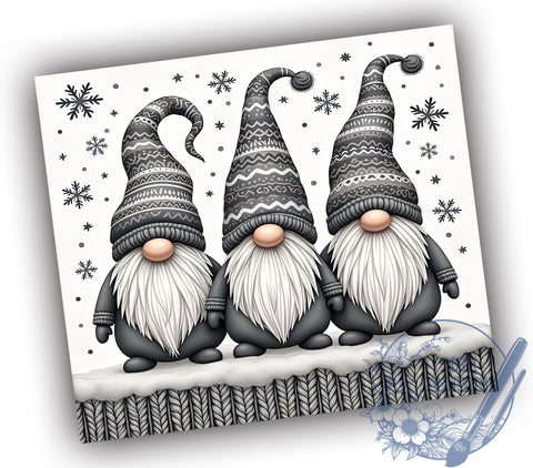 Winter Gnomes Christmas Festive Cute Holiday Tumbler Wrap, Christmas Gnome Wrap, 20oz Holiday Drinkware, Gnome Sublimation, Festive Tumbler Design, Cute Winter Gifts, Holiday Decor Tumbler Sublimation ToriDesigns 