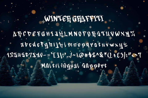 Winter Graffiti Font Prasetya Letter 