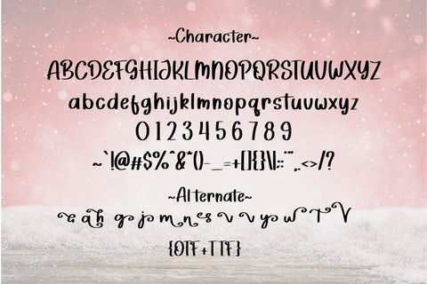 Winter Grinch - Valentine Font Font Masyafi Studio 