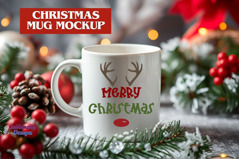 Winter Holiday Mug Mockup Mock Up Photo Sublimatiz Designs 
