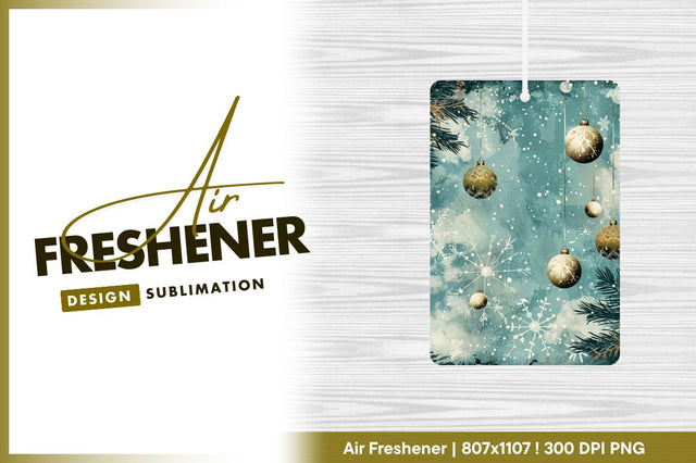 Winter holiday ornaments and snowflakes decoration Sublimation Regulrcrative 