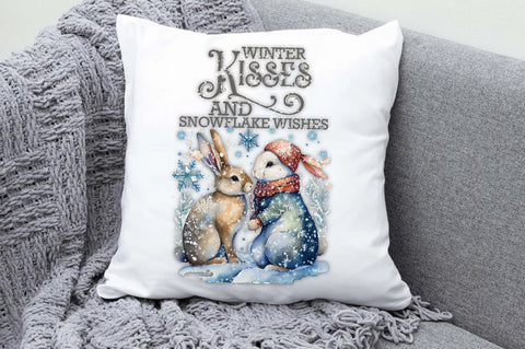 Winter Kisses And Snowflake Wishes Sublimation Sublimation Jagonath Roy 