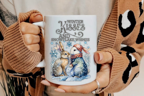 Winter Kisses And Snowflake Wishes Sublimation Sublimation Jagonath Roy 