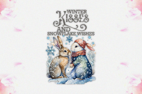 Winter Kisses And Snowflake Wishes Sublimation Sublimation Jagonath Roy 