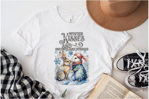 Winter Kisses And Snowflake Wishes Sublimation Sublimation Jagonath Roy 