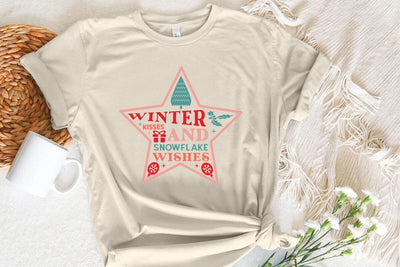 Winter kisses and snowflake wishes SVG Angelina750 