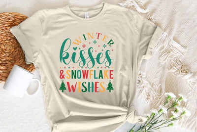 winter kisses & snowflake wishes SVG Angelina750 