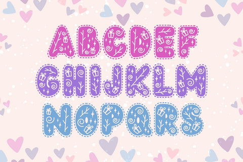 Winter Lovers Font Dm Letter Studio 
