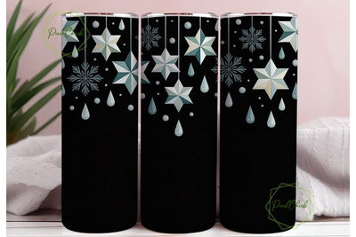 Winter Origami Snowflakes 20oz Tumbler Sublimation PixelChick 