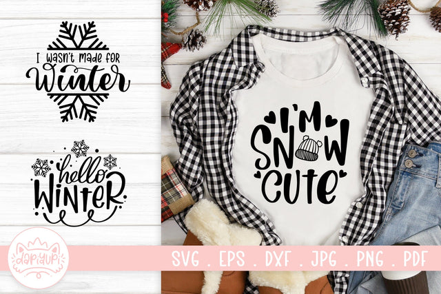 Winter Quotes SVG Cut File SVG dapiyupi store 