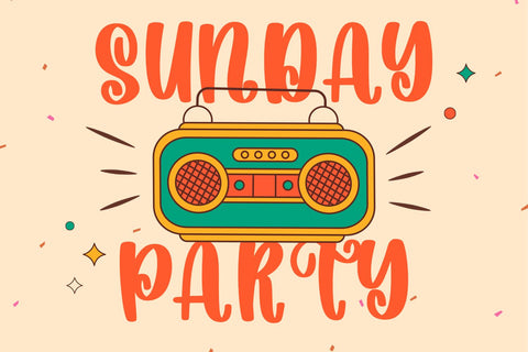 Winter Sandwich Font Mozarella 