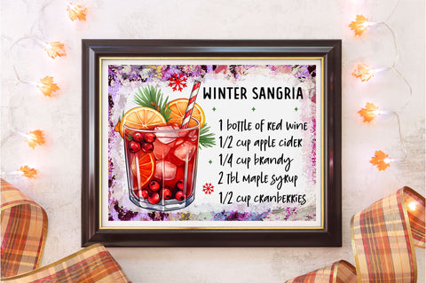 Winter sangria PNG Design Sublimation Regulrcrative 