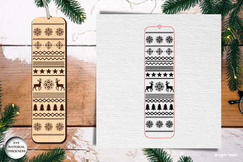 Winter Scene Bookmarks SVG Bundle SVG SvgOcean 