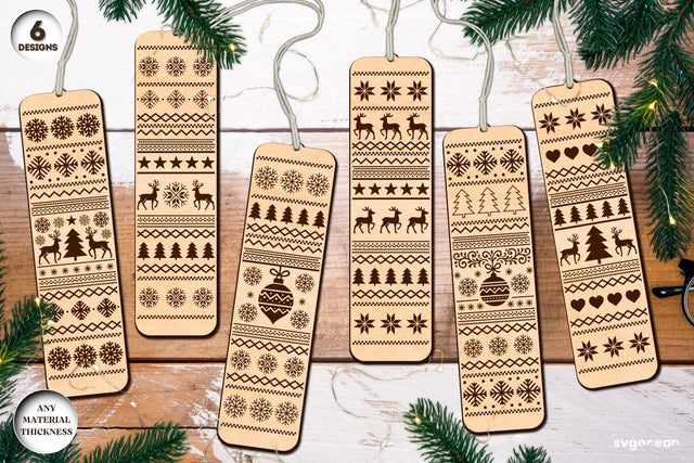 Winter Scene Bookmarks SVG Bundle SVG SvgOcean 