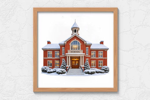 Winter Shop Buildings PNG Clipart Bundle, 11 Snowy Winter Buildings, Christmas Village Houses, Bakery Shop & Winter Architecture Graphics SVG FiveStarCrafting 