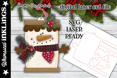 Winter Smore Ornament SVG SVG Whimsical Inklings 