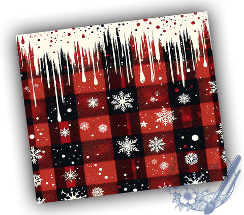 Winter Snowflake Tumbler, Christmas Wrap, 20oz Sublimation, Holiday Drinkware, Festive Decor, Winter Tumblers, Seasonal Gifts Sublimation ToriDesigns 