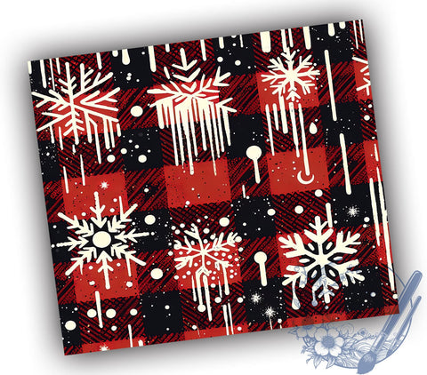 Winter Snowflake Tumbler, Christmas Wrap, 20oz Sublimation, Holiday Drinkware, Festive Decor, Winter Tumblers, Seasonal Gifts Sublimation ToriDesigns 