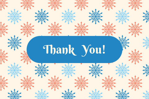 Winter Snowflakes Seamless Pattern Digital Pattern Rin Green 