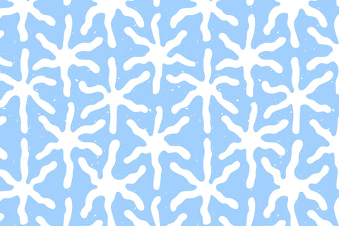 Winter Snowflakes Seamless Patterns Digital Pattern Rin Green 
