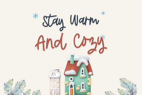 Winter Spark Font Dm Letter Studio 