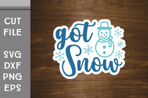 Winter Sticker SVG cut file SVG Svgcraft 