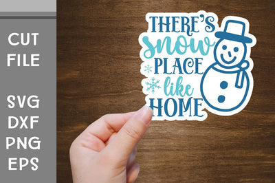 Winter Sticker SVG cut file SVG Svgcraft 