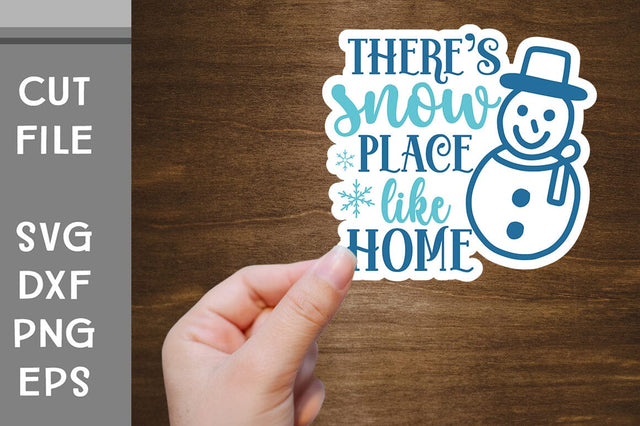 Winter Sticker SVG cut file SVG Svgcraft 