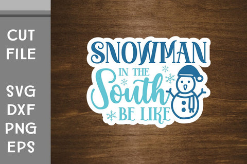 Winter Sticker SVG cut file SVG Svgcraft 