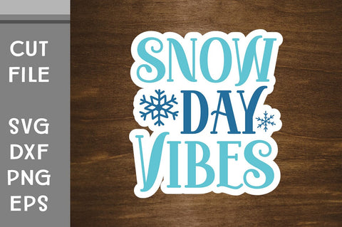 Winter Sticker SVG cut file SVG Svgcraft 