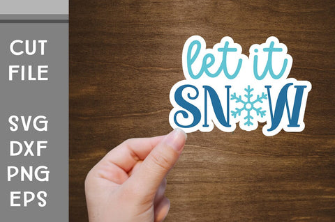 Winter Sticker SVG cut file SVG Svgcraft 