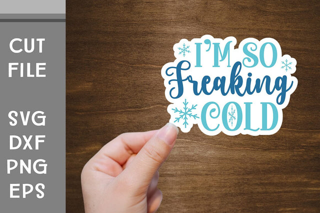 Winter Sticker SVG cut file SVG Svgcraft 