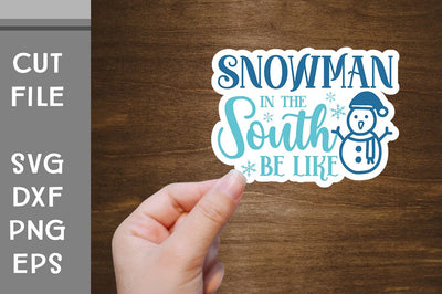 Winter Sticker SVG cut file SVG Svgcraft 