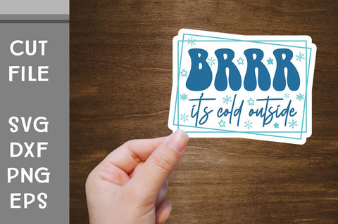 Winter Sticker SVG cut file SVG Svgcraft 