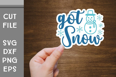 Winter Sticker SVG cut file SVG Svgcraft 