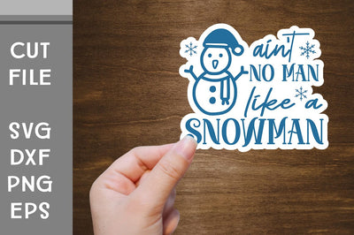 Winter Sticker SVG cut file SVG Svgcraft 