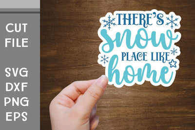 Winter Sticker SVG cut file SVG Svgcraft 