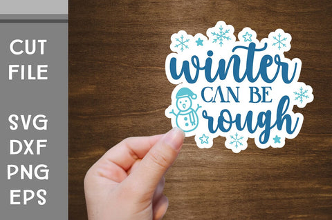 Winter Sticker SVG cut file SVG Svgcraft 