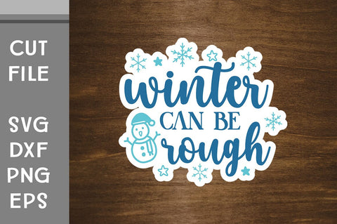Winter Sticker SVG cut file SVG Svgcraft 