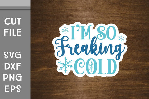 Winter Sticker SVG cut file SVG Svgcraft 