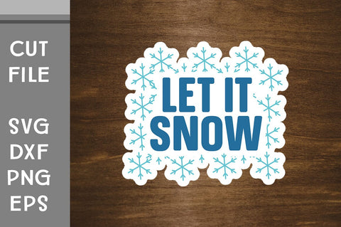 Winter Sticker SVG cut file SVG Svgcraft 
