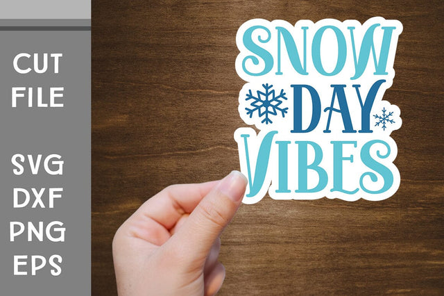 Winter Sticker SVG cut file SVG Svgcraft 