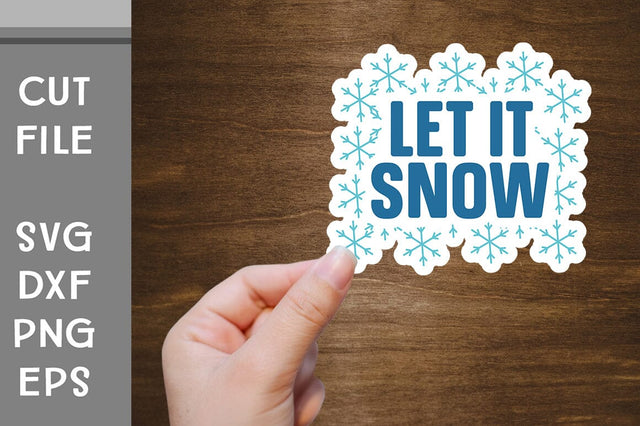 Winter Sticker SVG cut file SVG Svgcraft 