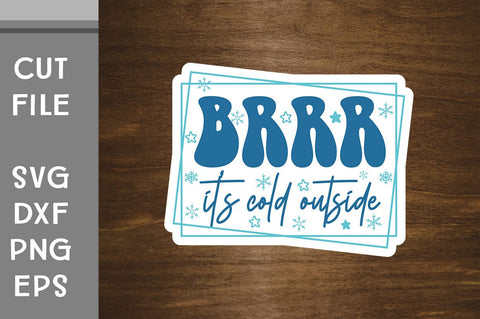 Winter Sticker SVG cut file SVG Svgcraft 