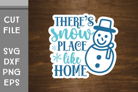 Winter Sticker SVG cut file SVG Svgcraft 