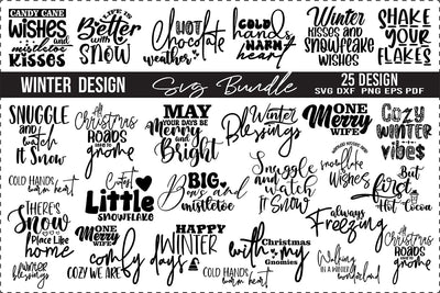 Winter SVG Bundle, Christmas SVG bundle SVG orpitasn 