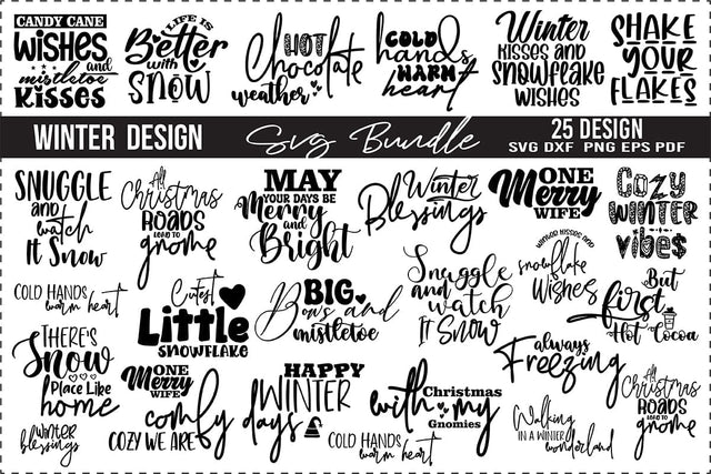 Winter SVG Bundle, Christmas SVG bundle SVG orpitasn 